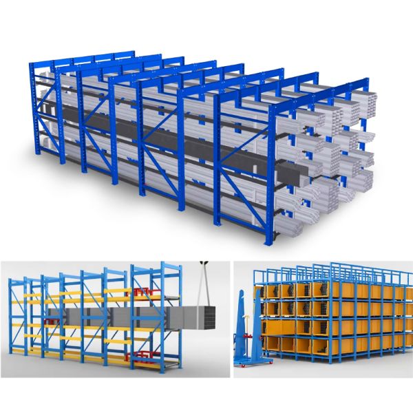 B18 Long Material Warehouse Storage Racking Honeycomb Rack Bee Type Racks for Pipes