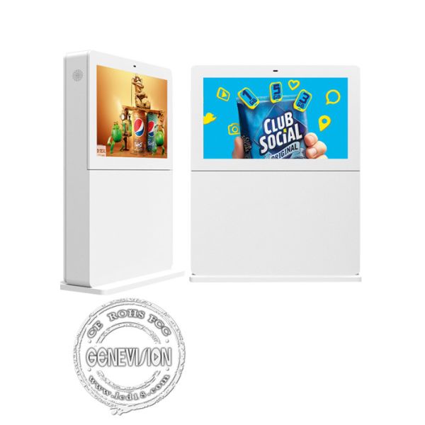 Landscape Standing Capacitive Digital Outdoor Kiosk 4K IP65 Waterproof