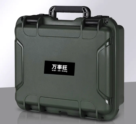 Casilla portátil de plástico de PP negro IP67 para caja de herramientas de espuma pre-cortada y diseño personalizable