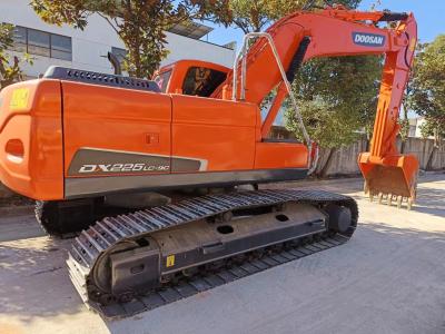 Doosan DH225LC-9C Excavadora Hidráulica Crawler com 22 toneladas de peso da máquina