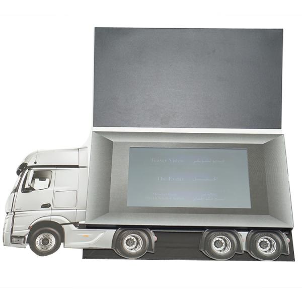 Business Gift 5IPS Screen Video Brochure ,Video Brochure Card ,Lcd Video brochure Card with 210x165mm UV brochure print