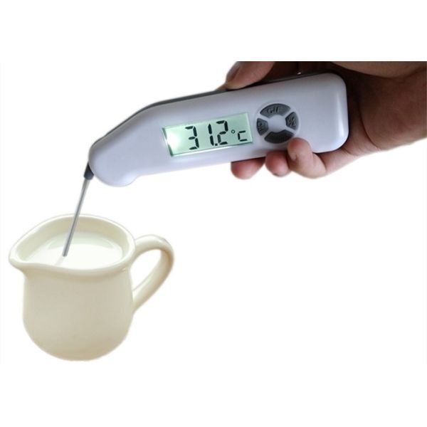 C / F Switchable Digital Food Thermometer , Electronic Meat Thermometer