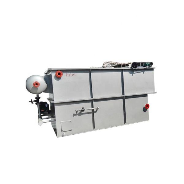 3-37kw Máquina de flutuação de ar dissolvido para purificação de esgotos urbanos industriais