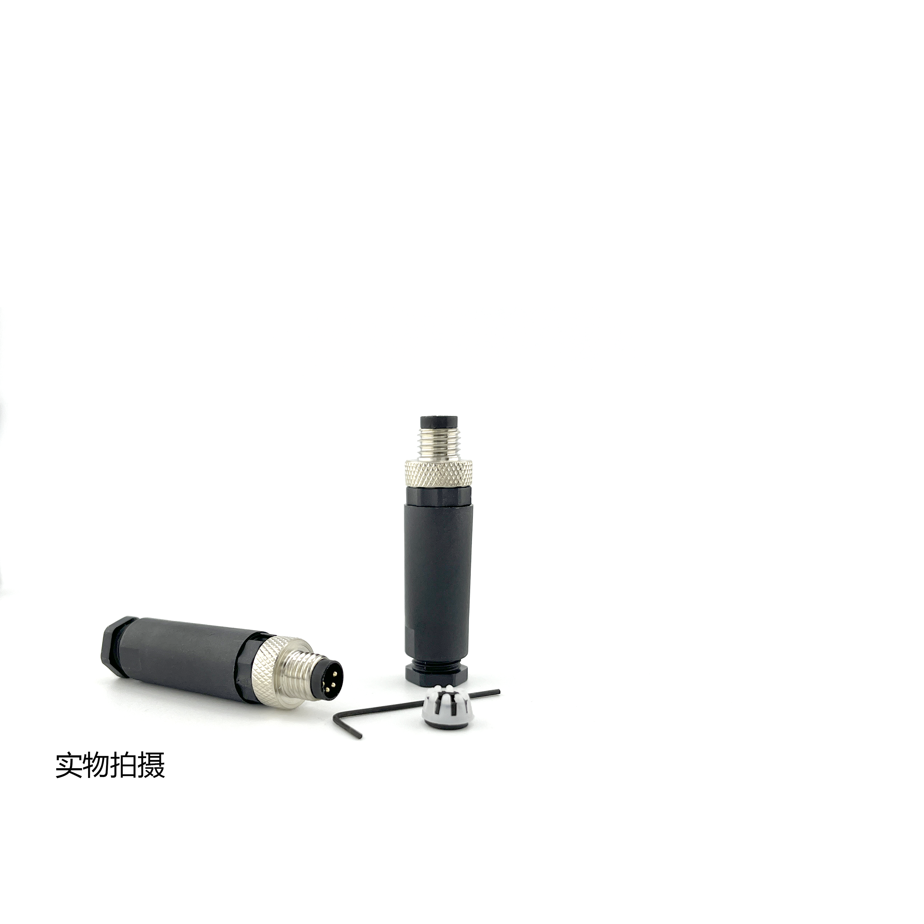 Gold Contact Plating M8 Field Installable Connector For Cable Diameter 4-6mm Installation And Connection