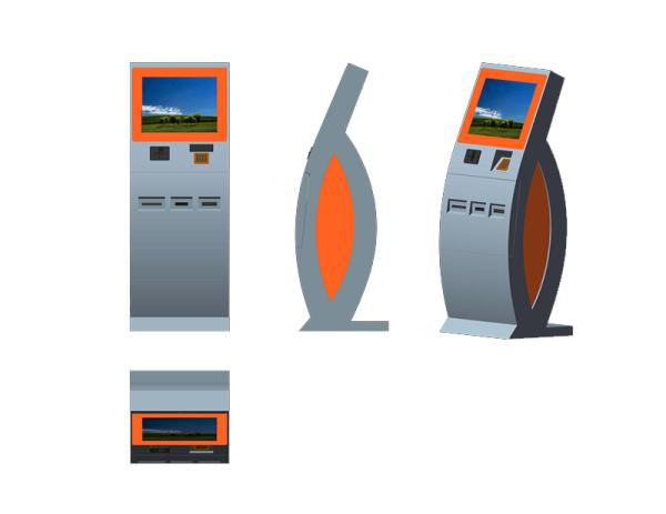 Multimedia Kisoks With Dual Display, Cash Acceptor, Card Dispenser For Mall / Exhibition Centers