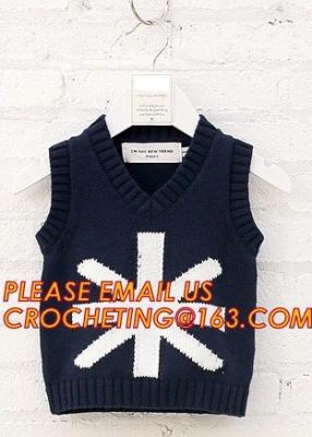 Good quality hot kids knit vest pattern child sleeveless sweater, Fashion clothing kids knit vest pattern child sleevele