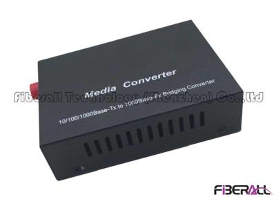 1000Base - Fx Bridging Fiber Media Converter , Dual Port Ethernet Switch One FC Port And One UTP Port
