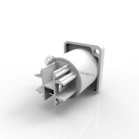 Accesorios electrónicos industriales Conector de audio y video Powercon femenino de 3 pines para pantalla de LED IP44 para interiores