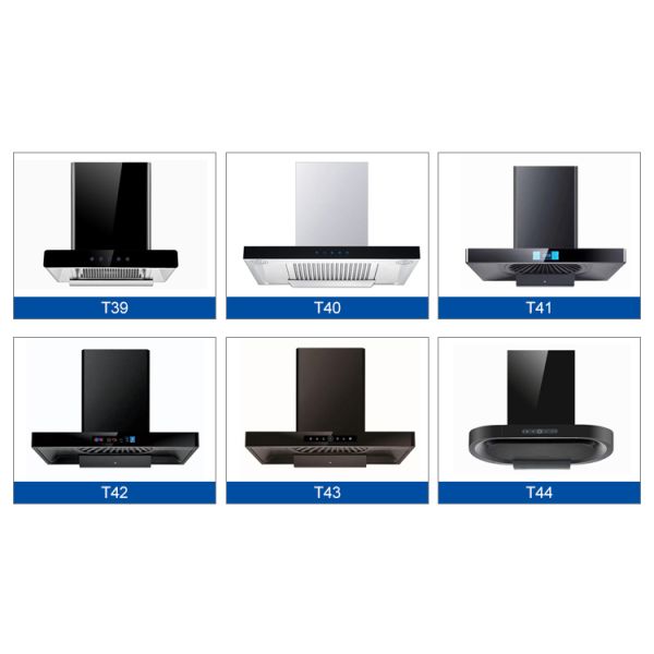 Touch Switch Kitchen Electric Modern Stylish Extractor T Shape Cooker Hood Range Hoods