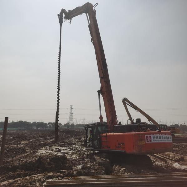 Aiguille hydraulique de forage de terre pour une excavatrice de 25 à 38 tonnes