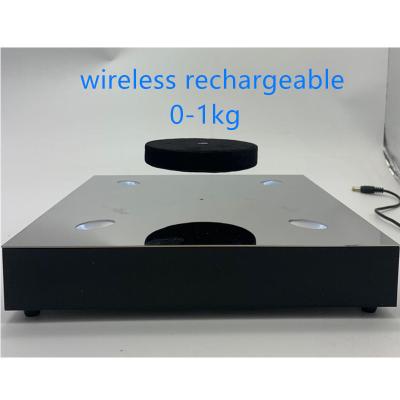 new wireless charging levitation floating bottom 1kg platfom display stand with 30mm levitation distance