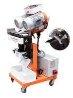 Double acier inoxydable principal 1050rpm de ébavurage taillant de fraiseuse de bord de plat