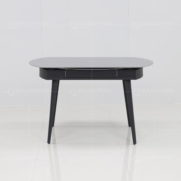OEM 110kg Home Furniture Dining Room Tables Four Seater Extendable Dining Table