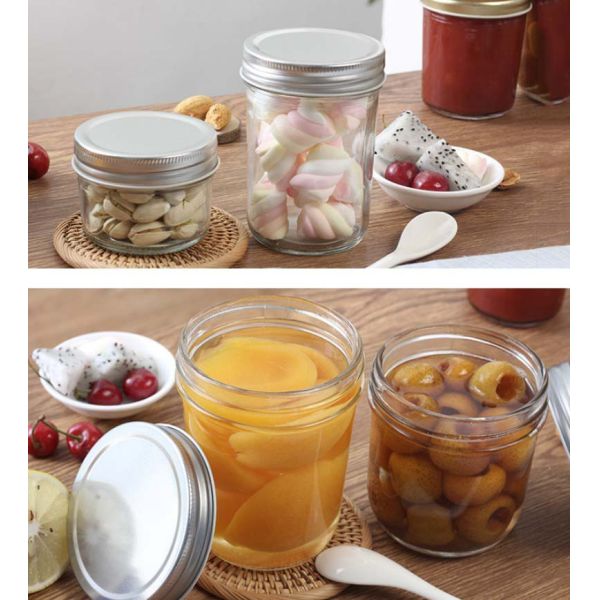 OEM ночные овсы превращают в желе стеклянное хранение разливает опарник по бутылкам parfaits герметически закрытый