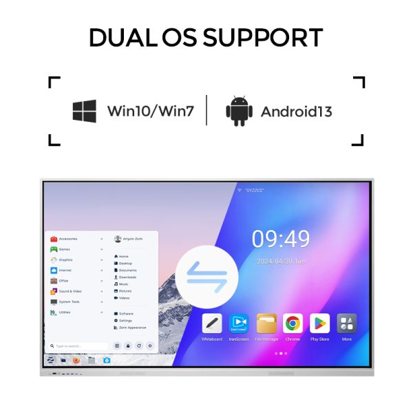 High-Resolution Interactive Whiteboard for Educational Institutions