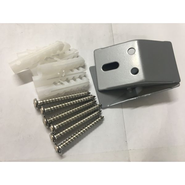 Metal Mounting Urinal Hanging Brackets Stainless Steel Material With Fixing Fitting