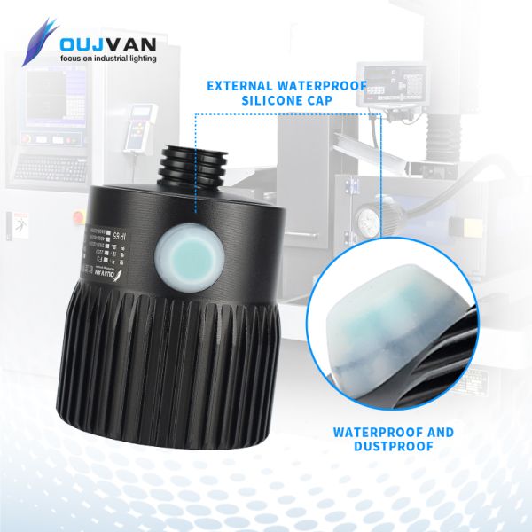 Luz de trabajo LED de cuello de cisne impermeable AC 220V Fácil instalación para máquina CNC