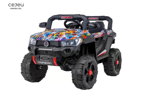 Off Road 6V Electric Two Seater Ride On Truck For 3-8 Years Old