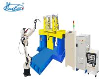 commande numérique par ordinateur robotique de machine de soudage par points de 360°Rotation Hwashi avec le moteur servo 3400W