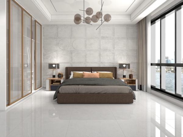 Polished Glazed Marble Porcelain Tile 800X800mm With Full Body