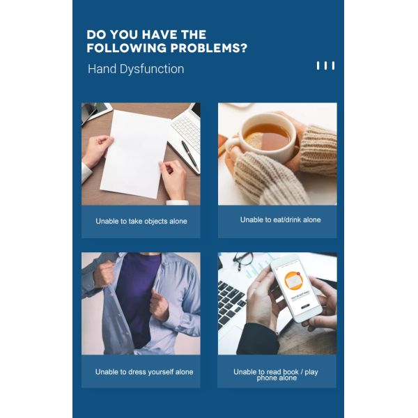 Интеллектуальные реабилитационные роботизированные перчатки Физиотерапевтические устройства для реабилитации рук 15 Вт