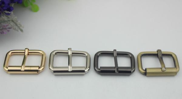 Customized 32 mm nickel iron metal pin roller bag buckle for garment webbing strap