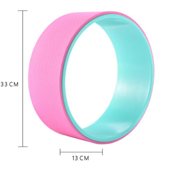 13cm Width Multifunctional Yoga Circle Roller Massage Yoga Wheel For Stretching