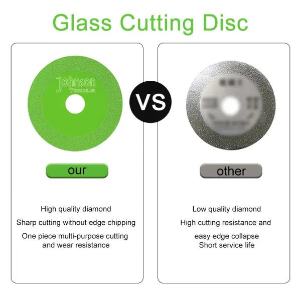 4inch Disco De Corte Para De Vidrio Diamond Glass Cutting Saw Balde Para Cortar Ceramic Porcelain Disc For Glass Ceramic