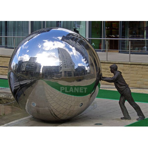 Подгонянные шарик/фольга зеркала смертной казни через повешение украшения фестиваля PVC раздувные раздувают серебряная отражательная сфера гелия