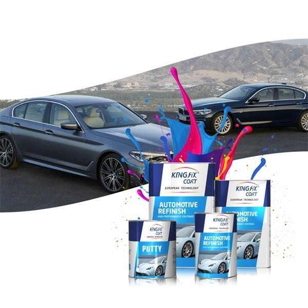 Solid Color Acrylic Polyurethane Auto Paint Hardener Chemical Resistance