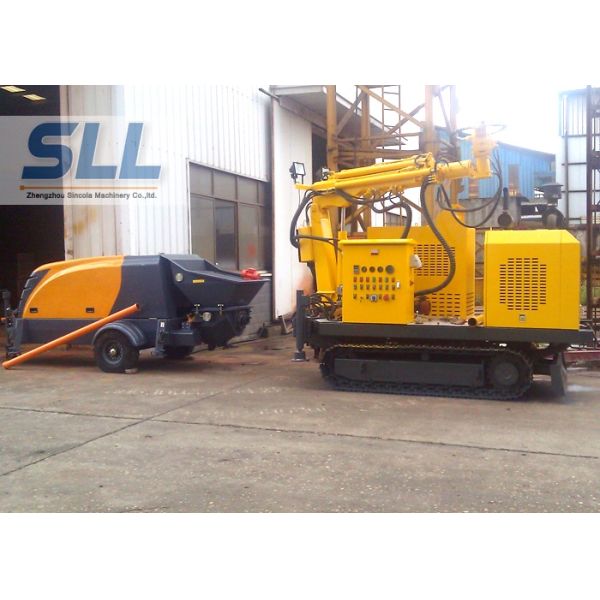 Crawler Type Concrete Spraying Equipment Machine 20m3 Per Hour Output