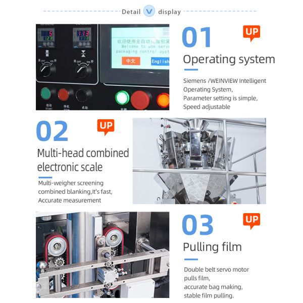 Vertical Automatic Powder Soya Milk Powder Soap Powder Packing Machine
