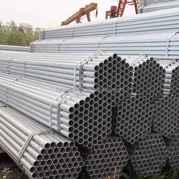 Galvanizado Soldado Quadrado / Rectangular Tubos de Tubos de Aço Secção oca para Casa Prefabricada