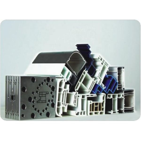ABB Inverter PVC WPC Plastic Profile Making Machine for Window and Door