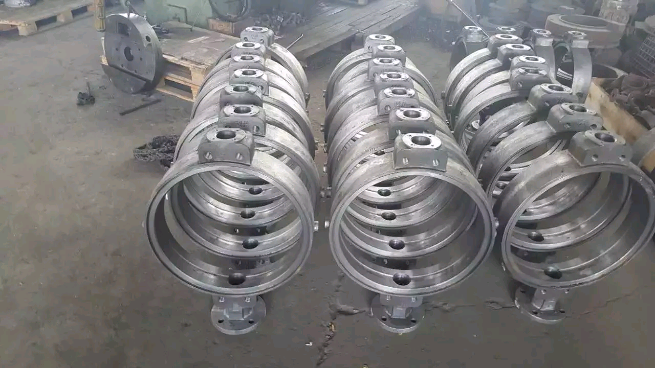 Клапан нержавеющей стали тела клапан-бабочки точности разделяет серебряный цвет ИСО9001