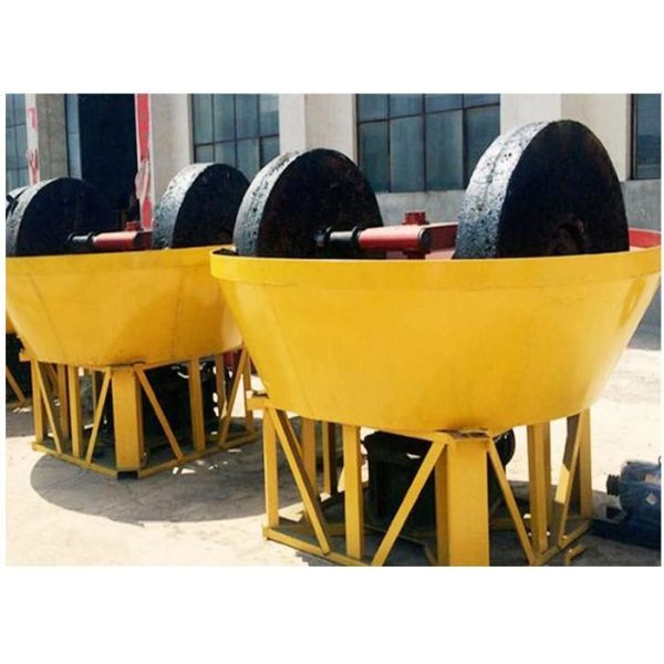 Gold Grinder Gold Stone Roller Grinding Wet Pan Mill Machine For Africa