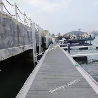Commercial Marine Floating Docks HDPE Aluminum Boat Berth Extruded 500mm