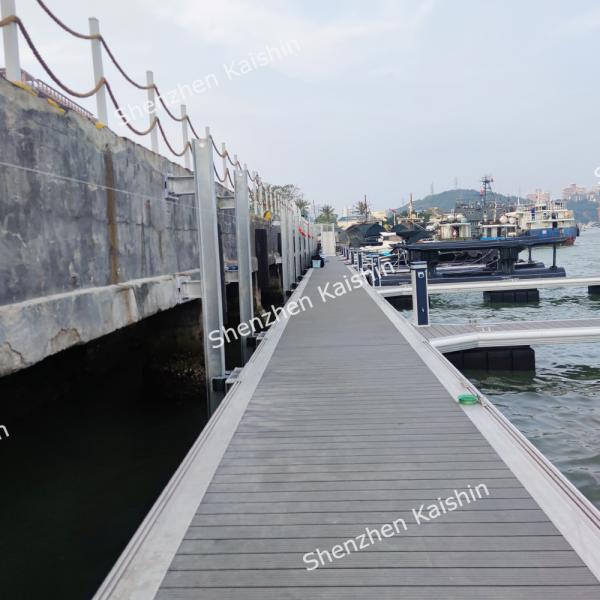 Commercial Marine Floating Docks HDPE Aluminum Boat Berth Extruded 500mm