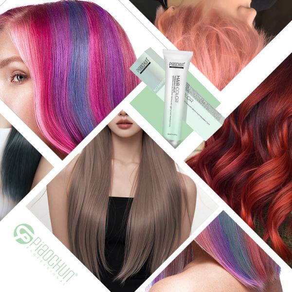 Pro-Grade PIAOCHUN Hair Color Cream – 8-Level Vibrant Shades, Damage-Free Coloring, Salon-Specific
