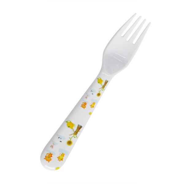 Custom Food-Grade Sublimation Blank Kids Plastic Cutlery Fork Spoon Knife