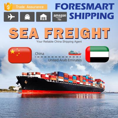 20ft 40ft China ao transporte internacional do oceano dos UAE