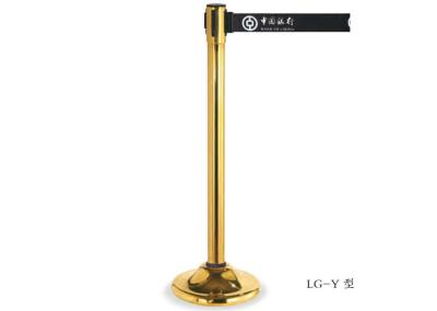 Stainless Steel Railing Stand Silver/Golden Crowd Control Stanchion with Tabby Retractable Belt Rust-Resistant