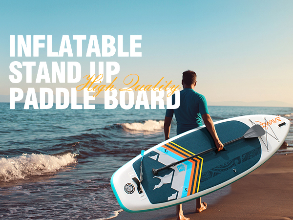 10'2'' ISUP Inflatable Paddleboard for Lakes Rivers Unisex Occasion Applicable People