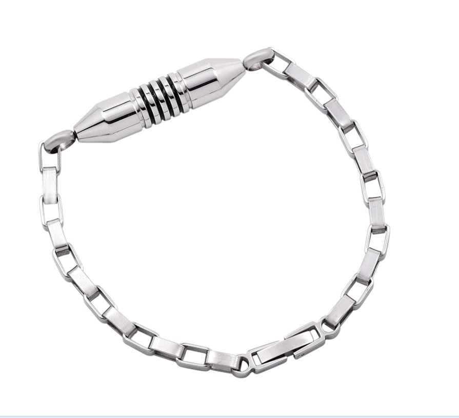 18K Gold Plated Stainless Steel Cremation Bracelet for Men and Women's Memorial Jewelry