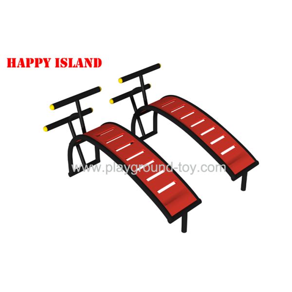 Galvanized Steel Outdoor Training Equipment With 3.0mm Thickness Pipes