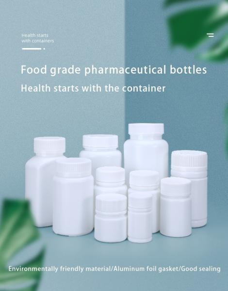 Logotipo do cliente aceitável Botão de plástico vazio de 40 ml para embalagem de medicamentos