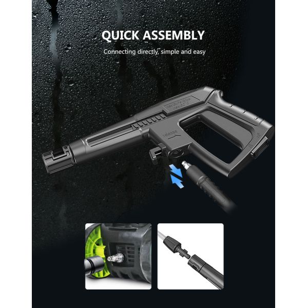 каталка мойки спрейера портативной промышленной электрической высокой шайбы силы давления водоструйной более чистая