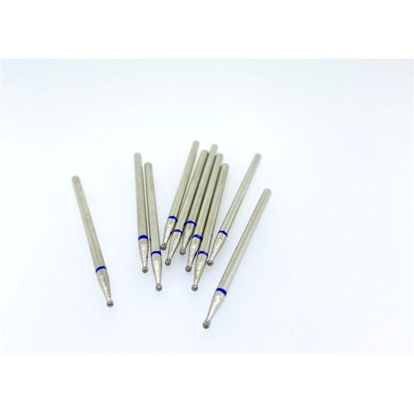 Natural Electroplated Diamond Grinding Wheels Plaster Stone Bur Dental 1.5mm Dia