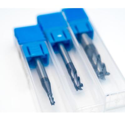 2-6mm Estribo Direito 4 Flute Carbide End Mill CNC Milling Cutter Drill Bit Kit