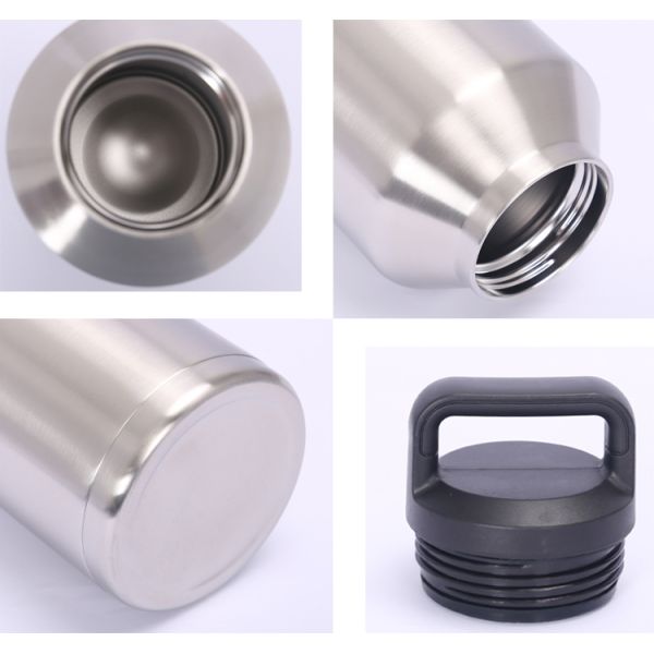 вакуум черноты 36oz изолировал Growlers с ручкой сжатия